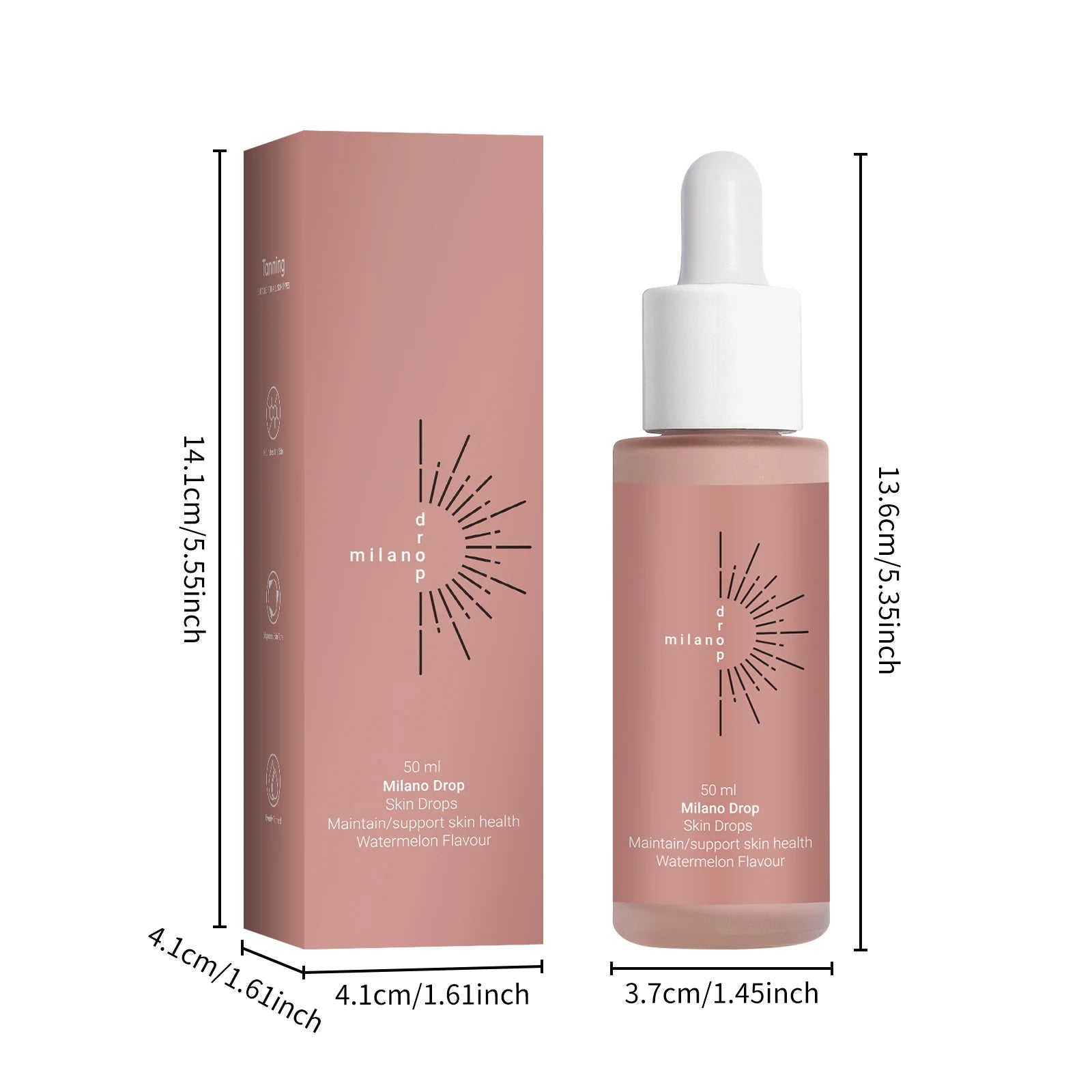 50Ml Self Tanning Drops Body Self Tanning Sunless Lotion Self Tanning Drops Enhance Skin Melanin Liquid Bronzer Natural Tanner